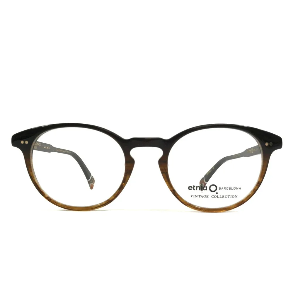 Etnia Barcelona Eyeglasses Frames KREUZBERG III HVBR Havana Brown 49-20-145